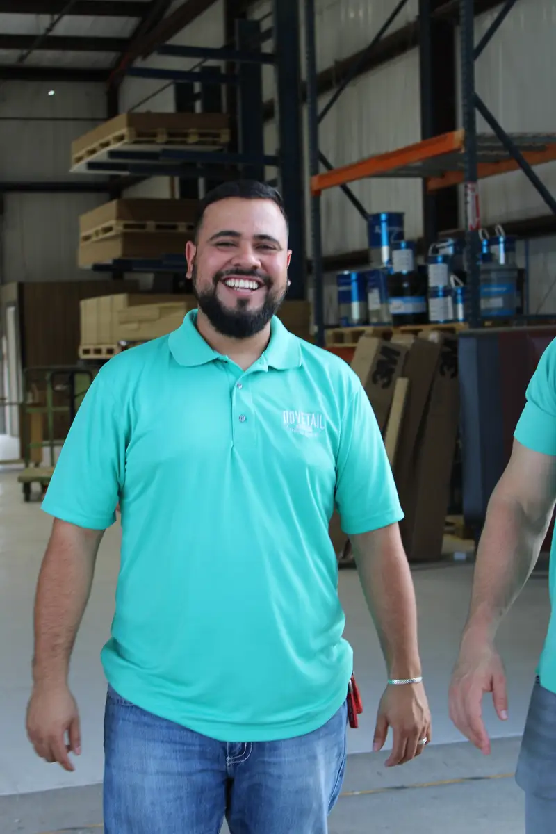 Dovetail shop team member